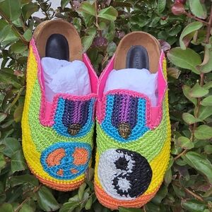 Kurt Geiger Mismatched Ozark Mules Size 41